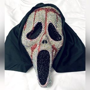 Custom stoned Scream Bloody Ghostface Halloween Mask